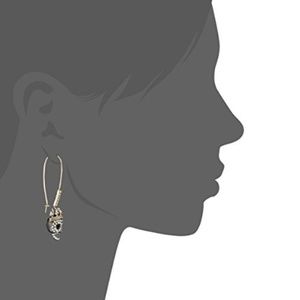 Betsey Johnson Jewelry - Betsey Johnson "Dark Shadows" Pave Skull Earrings Betsey Johnson Jewelry - Betsey Johnson "Dark Shadows" Pave Skull Earrings
